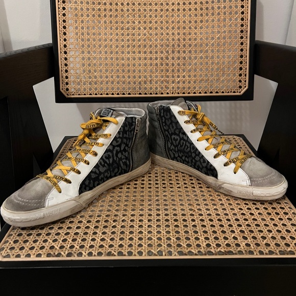 Golden Goose LAB Limited Edition Slide sneakers in denim & suede - Picture 3 of 9